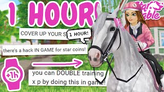 1 HOUR TRAINING SESSION WITH TIMER! (LIFE HACKS YOU *NEED* TO KNOW!) | Star Stable Training Time 🐎