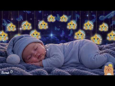 Baby Sleep Music 🍼 Fall Asleep Fast in 3 Minutes 💤 Mozart & Brahms Lullabies for Sweet Dreams 🌙