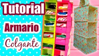 ARMARIO COLGANTE | ORGANIZADOR | CLOSET | ESTANTE | DIY PENDANT ORGANIZER | Room Decor -