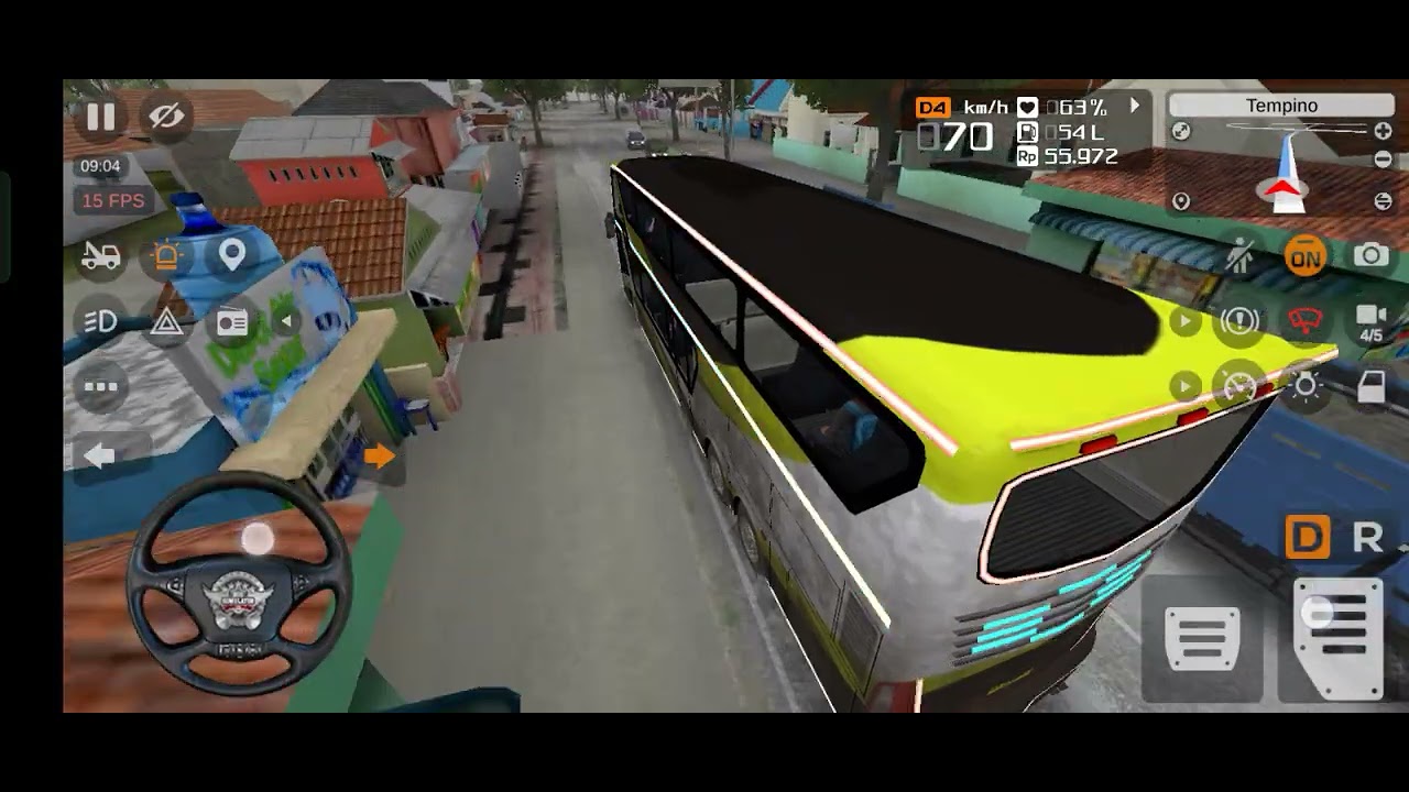 Bus simulator indonesia game video 