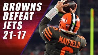 Cleveland Browns WIN! BROWNS WIN! BROWNS WIN! Defeat Jets