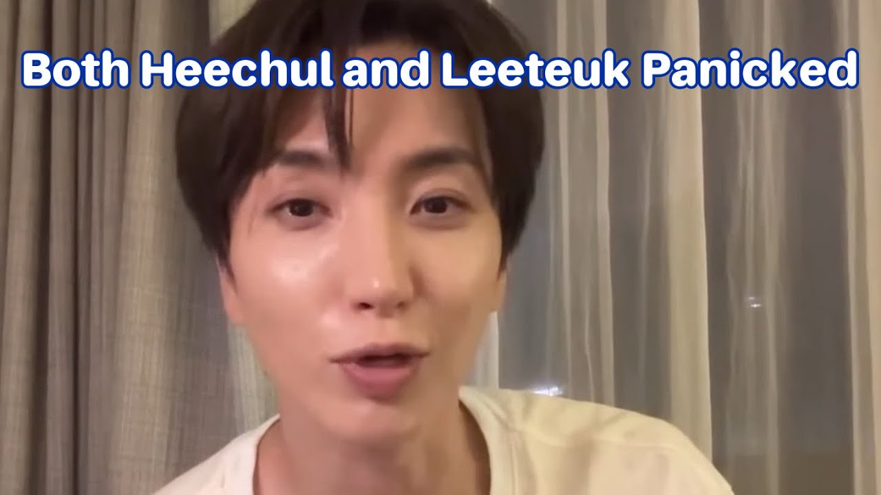 💙Eng-sub💙 The Way Heechul Tore Off Leeteuk’s Shirt Shocked Them Both