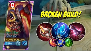 I TRIED THIS BROKEN BUILD JOHNSON FULL MAGIC!! 😱 ( must try ) | Mobile legends