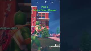 The green ranger back in action! Mighty Morphin Power Rangers! #powerrangers #fortniteclips