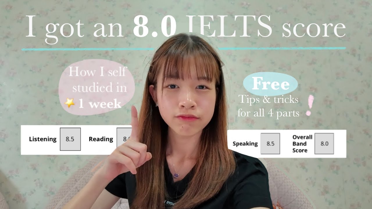 I self studied for IELTS and got a band score 8.0 ⭐️ Tips & Tricks for IELTS and FREE resources