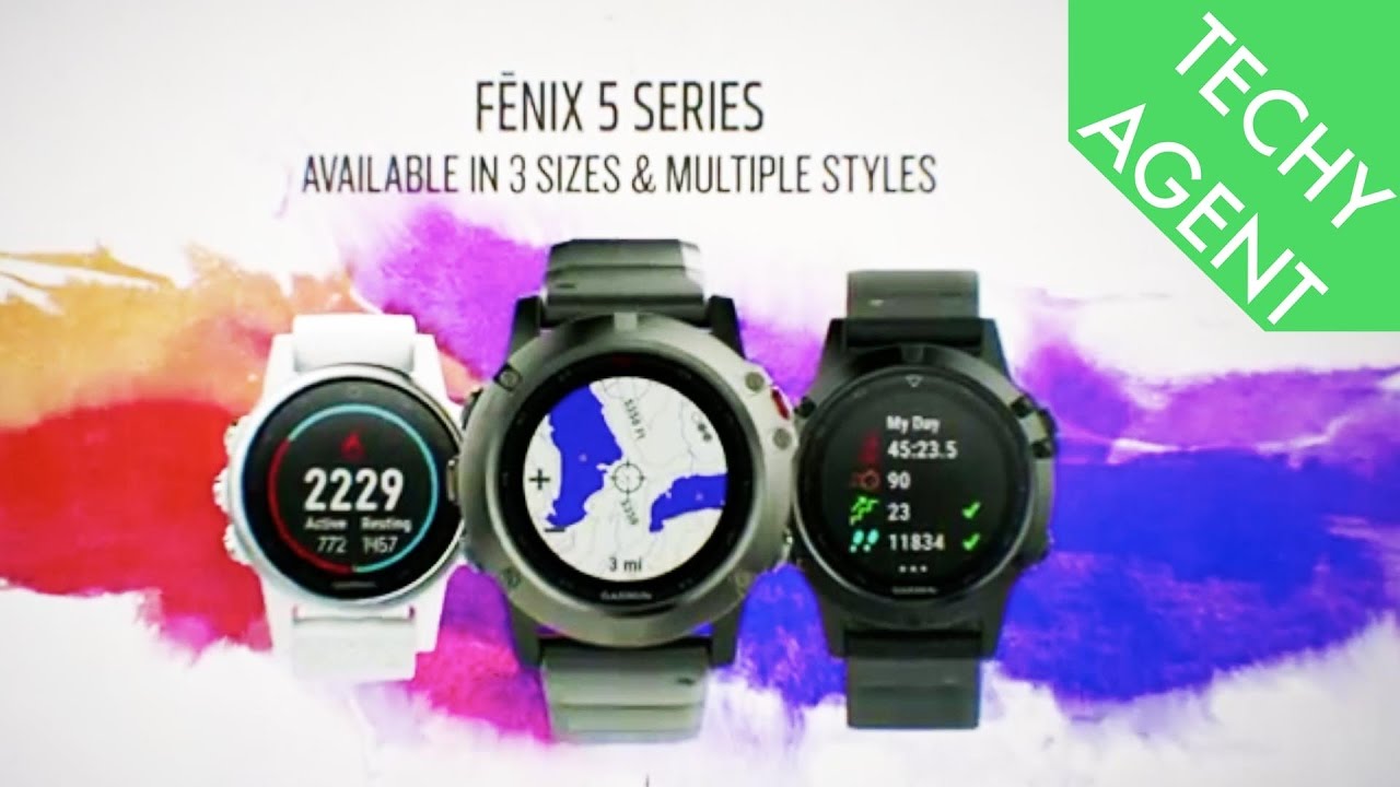 comparison of garmin fenix 5 series