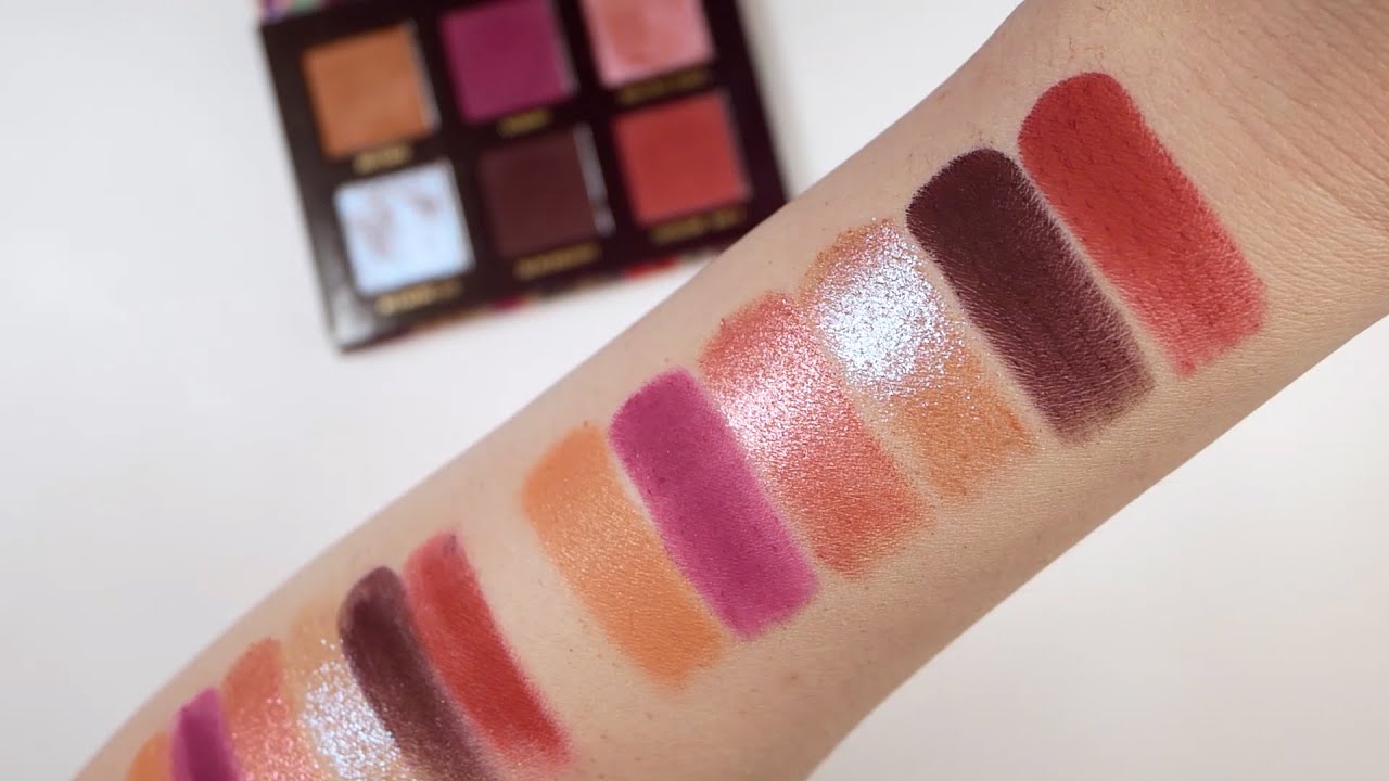 Nabla Wild Berry Cutie Palette Swatches