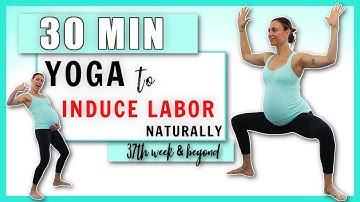 30 min - Yoga To Induce Labor Naturally I Pregnancy Yoga I 432 Hz Healing Music for The Body & Soul