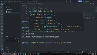 Belajar Python - Built in Function Print