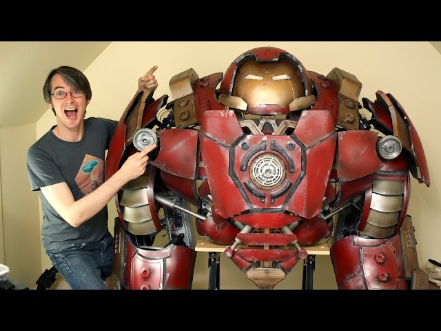 Iron Man Hulkbuster Cosplay #38 | Helmet & Shoulder Panels | James Bruton -  YouTube