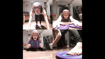 26 MIN Full Body Workout Using Core Sliders w/KarinaEM- Ab Exercises with Gliding Discs