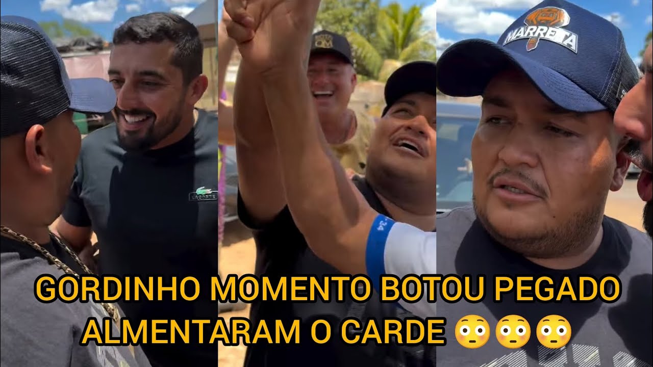 GORDINHO MOMENTO BOTOU FURANDO E ALMENTOU O CARDE 😳😳😳😳