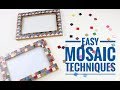 Easy mosaic techniques in 6 minutes  crafts n creations