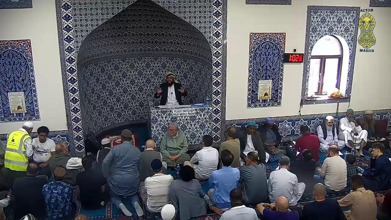 Live  Jummah Prayer Acton Mosque  2025