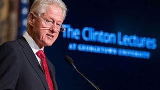 Second in Clinton Lecture Series on Policy
