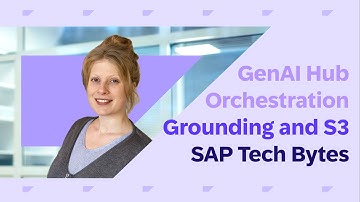 AI Foundation: Orchestration workflow with grounding using S3