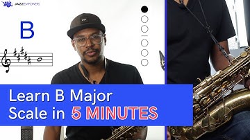 B Major Scale on Alto Saxophone (D Concert)
