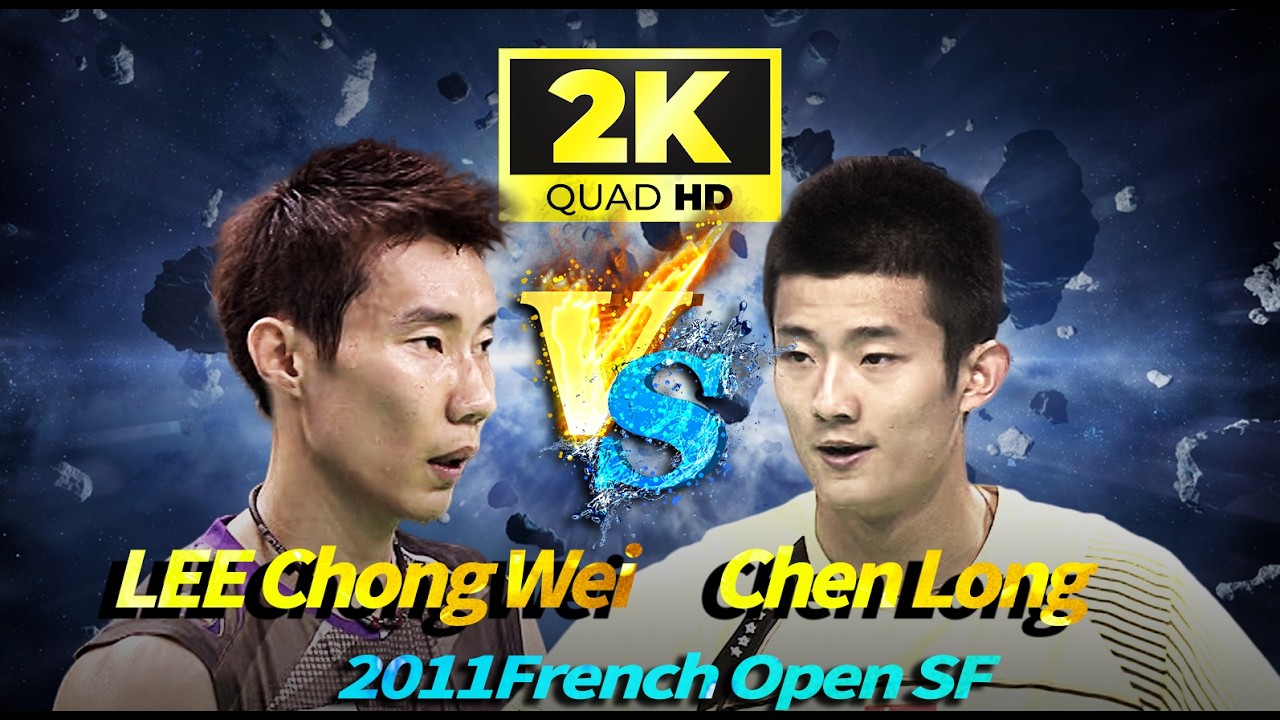 [2K50FPS] - MS - LEE Chong Wei vs Chen Long | 2011 French Open | Highlights - Best Quality