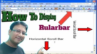 How to Show Ruler and Scroll Bars in MS Word || Hide and Unhide || #msword