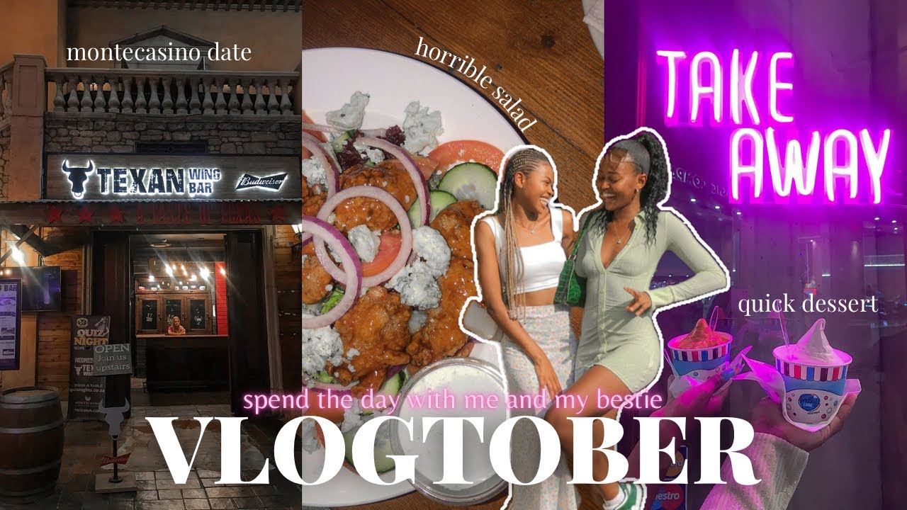 VLOGTOBER ep 4 | best friends date + lunch at Montecasino | South African YouTuber