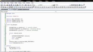 Celebrity DirectX9 C++ Tutorial 2 - Making a DirectX Manager Part 2/4 Profile