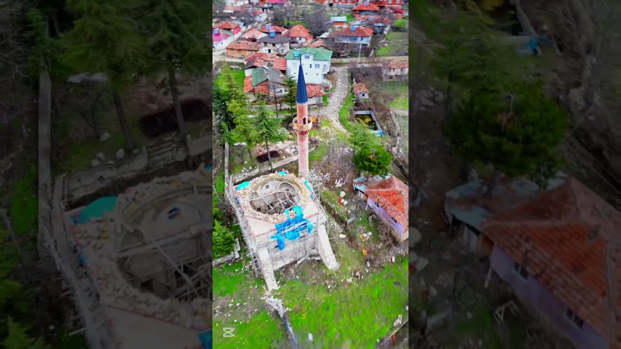 Derebaşalan köyü Derinöz barajı drone çekimi