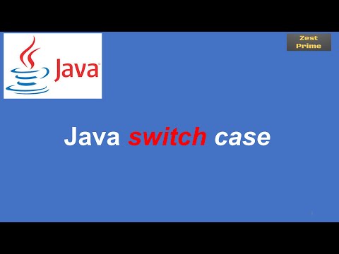 14.Java Tutorial: Switch