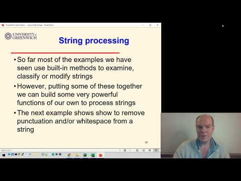 Python 08-8: Strings - Text processing & counting