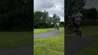 BMX jump practice on the pumptrack #kidswhoshred
