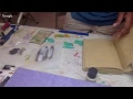 3x5 Gelli Plate...How I use it Art Journaling