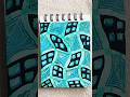 Doodle Zentangle Easy Pattern Art Step by Step for Beginners YouTube 2025 #shortsfeed #youtubeshorts