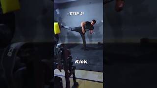 Bruce Lee Side kick Tutorial 👊🔥 #sidekick #brucelee  #martialarts #karate