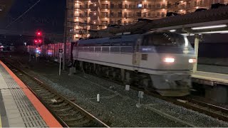 【貨物列車】おおさか東線を通るEF66 117+コキ23B