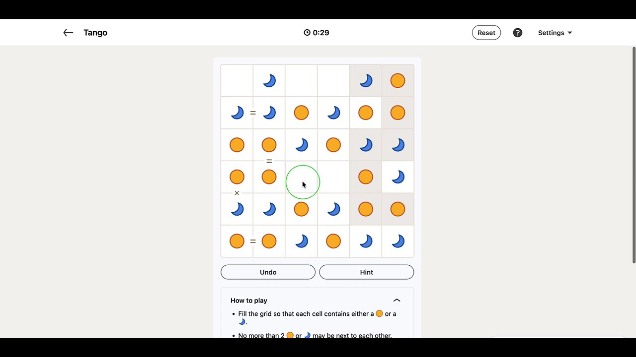 LinkedIn Tango Answer Today | 02 April 2026 - Puzzle #542