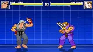 MUGEN: Kega Fusion WIP Video