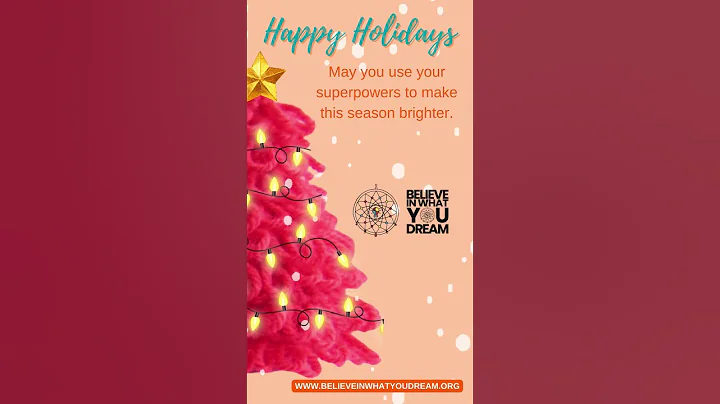 Season's Greeting from @believeinwhatyoudream