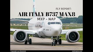 TRIP REPORT: AIR ITALY B737-MAX8, MILAN MALPENSA TO NAPOLI CAPODICHINO AIRPORT