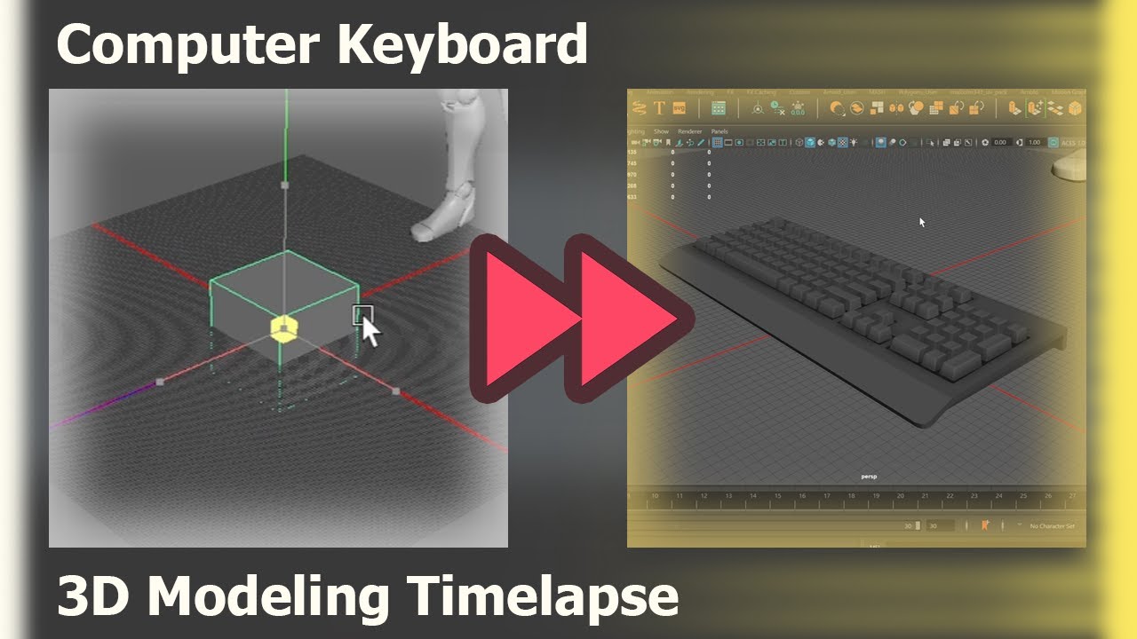 A Test of Patience | Maya 3D Hard Surface Modeling Timelapse - YouTube