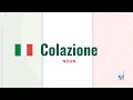 How to pronounce "Colazione"