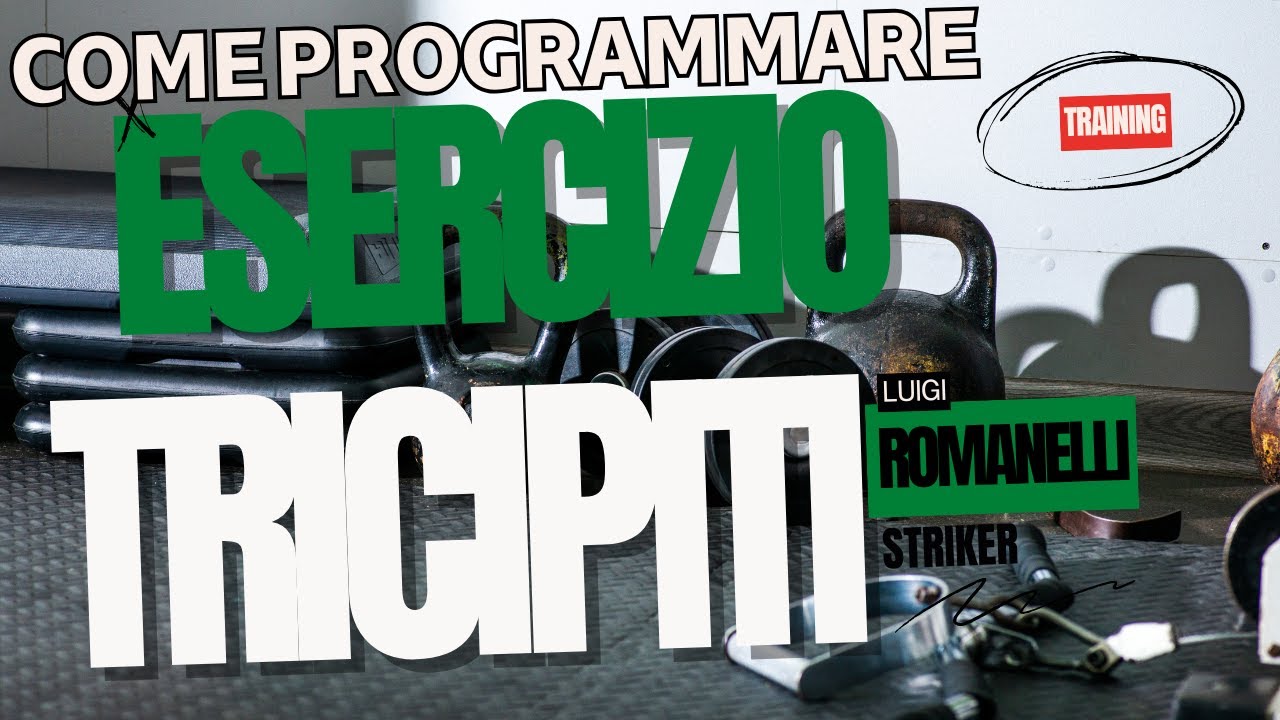 WORKOUT PERFETTO PER LA CRESCITA DEI TRICIPITI: La mia scheda e il mio allenamento