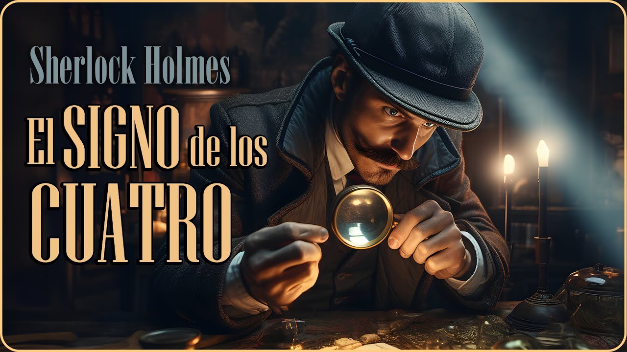 🕵🏻 AUDIOLIBRO Sherlock Holmes: El signo de los cuatro | de Conan Doyle | COMPLETO en español latino