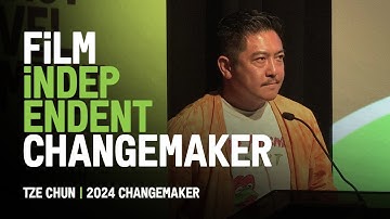 Tze Chun wins the 2024 Film Independent Changemaker Award