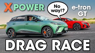 NEW MG4 XPower review - plus DRAG RACE against Audi e-tron GT! | What Car?