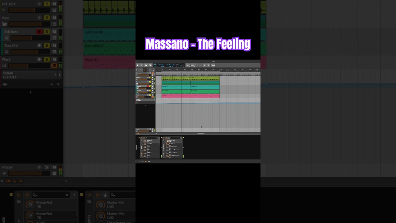Massano - The Feeling Bitwig Studio tutorial