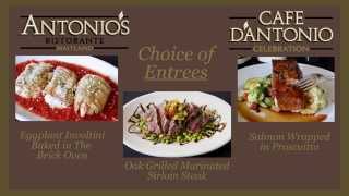 Antonio's Summer Menu
