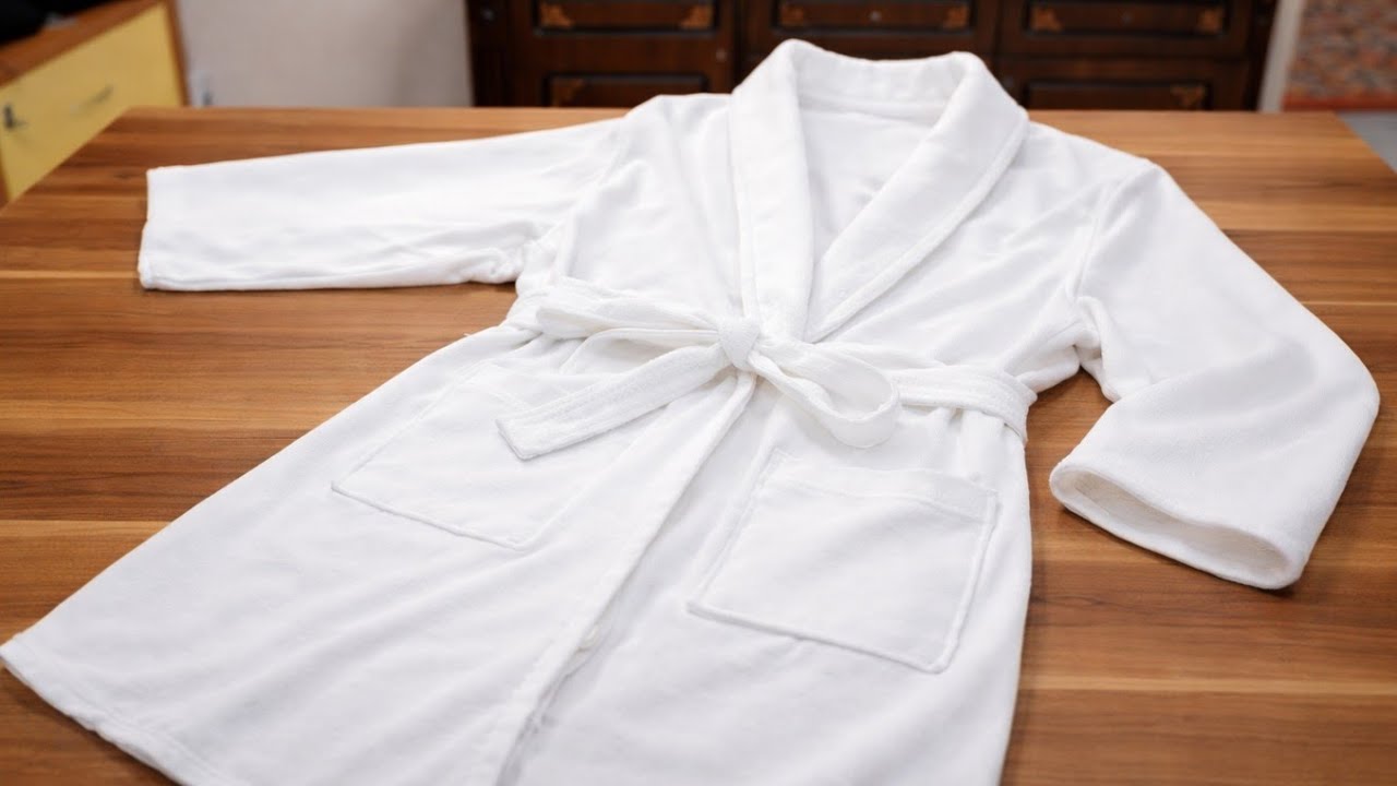Made a Bathrobe at Home ‼️ Love the Result