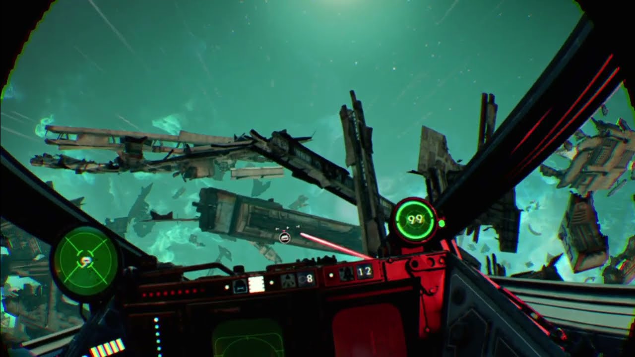 PSVR Star wars Squadrons - Taking the X-Wing for a spin