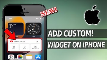 How to Add YouTube Search Widget on iPhone Homescreen?