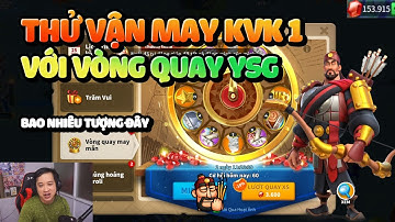 Vòng Quay YSG Đầu Tiên Ở 3879 Bro Quyết Định Khô Máu Để Đánh KvK 1 Rise of Kingdoms