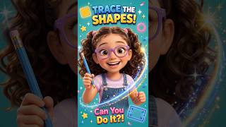 TRACE THE SHAPES! Can You Do It! ✏️ ✅